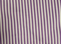 Cotton Poplin Purple Stripe