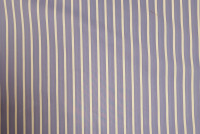 Cotton Poplin Blue White Stripe