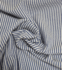 Seersucker Blue Stripes
