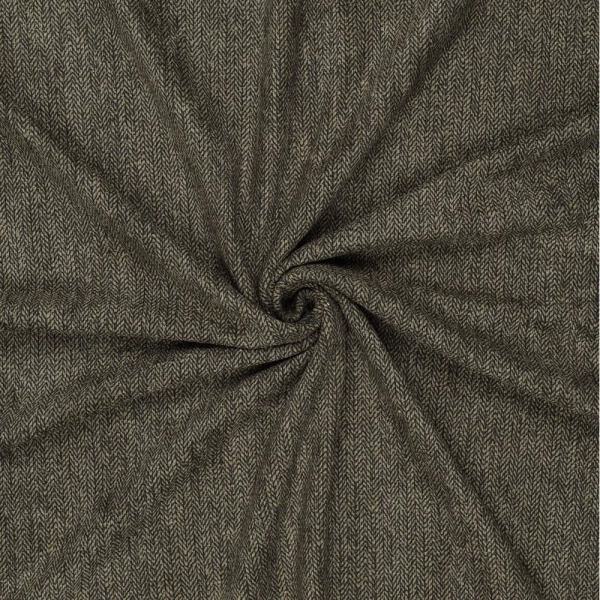 Corduroy  Stretch Heringbone Green