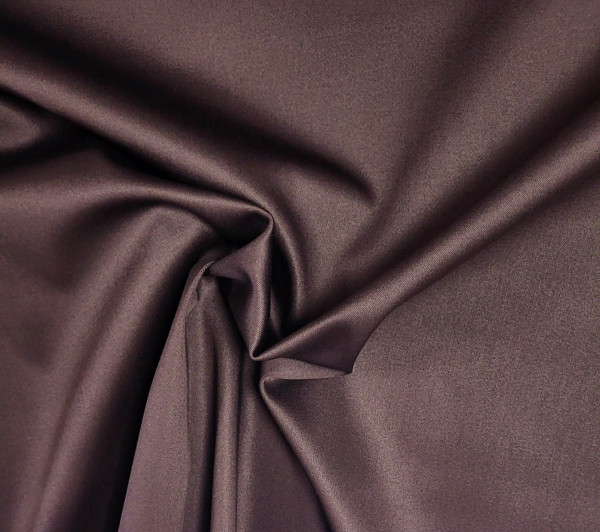 Satin Stretch Aubergine