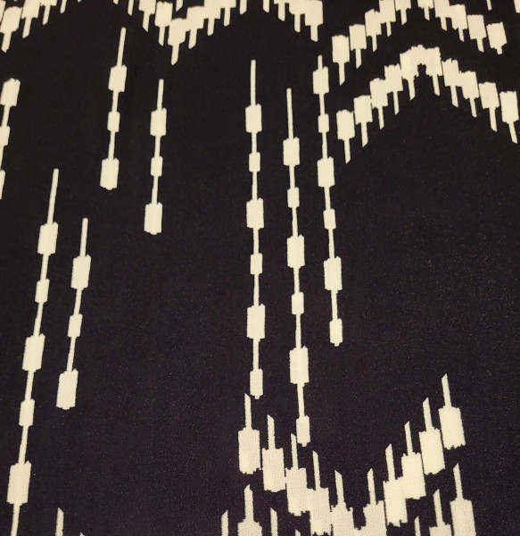 Viscose Two Tone Black