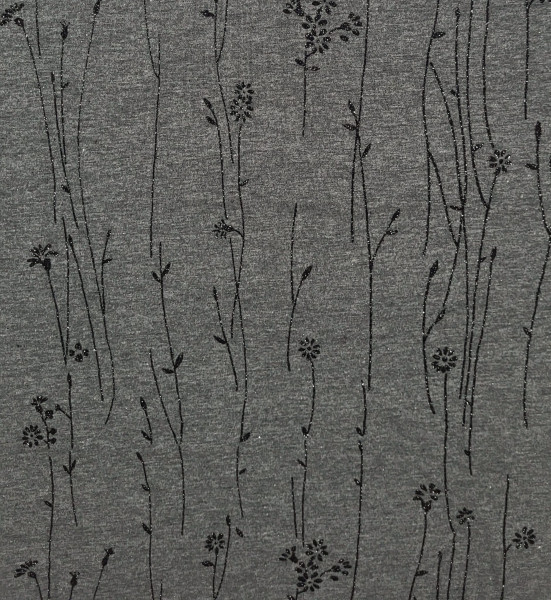 Little flower jersey grey
