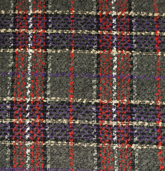 Purple-grey tartan