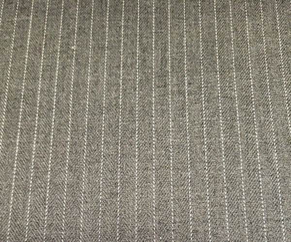 Pinstripe Herringbone Grey