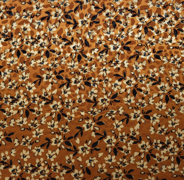 Satin Jaquard Camel