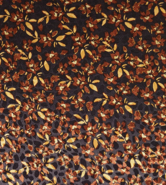 Satin Jaquard Brown