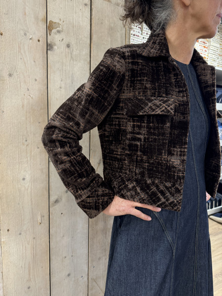 Short Jacket Flockprint