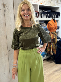 BROEK MET LENGTE PLOOI alleen bij aanschaf stof