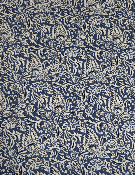 Cotton  Woven Blue P