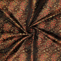 Blossom Brokaat Black