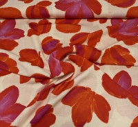 A LA Ville Orange Red Flower