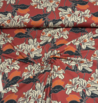 JERSEY WARM RED FLOWER