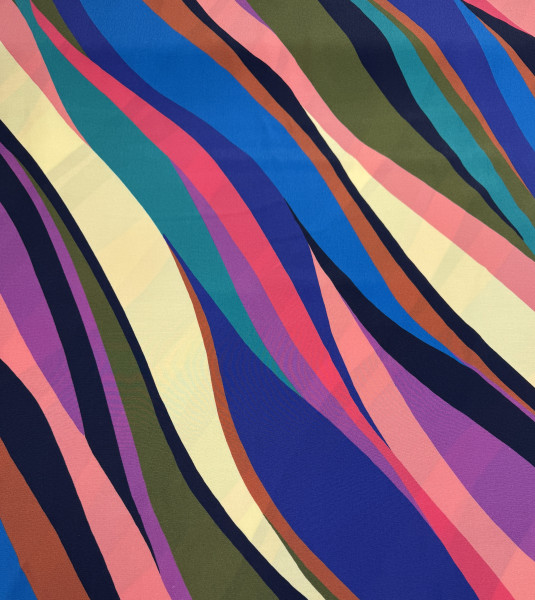 A la Ville viscose multicolor