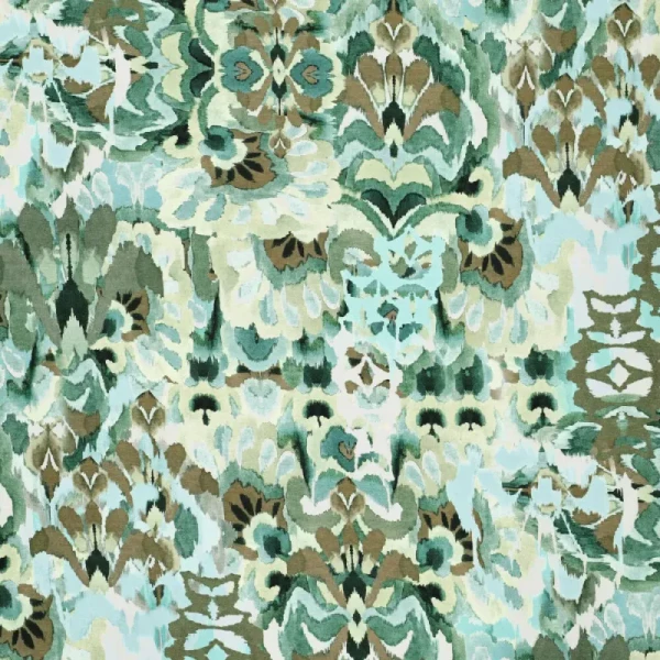 Viscose Jersey Watercolor Green