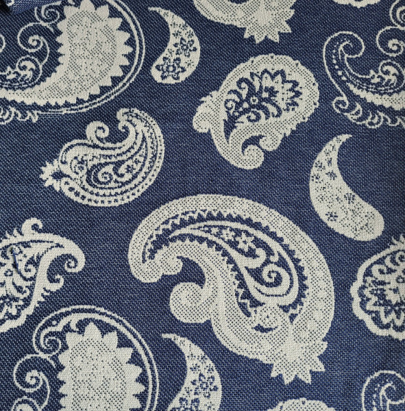 Jacquard Cotton Blue Juna