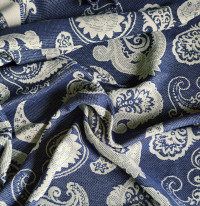 Jacquard Cotton Blue Juna