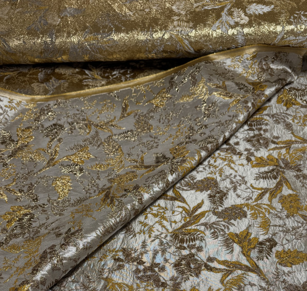 Metallic Brocade Gold