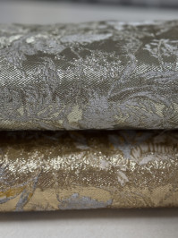 Metallic Brocade Silver