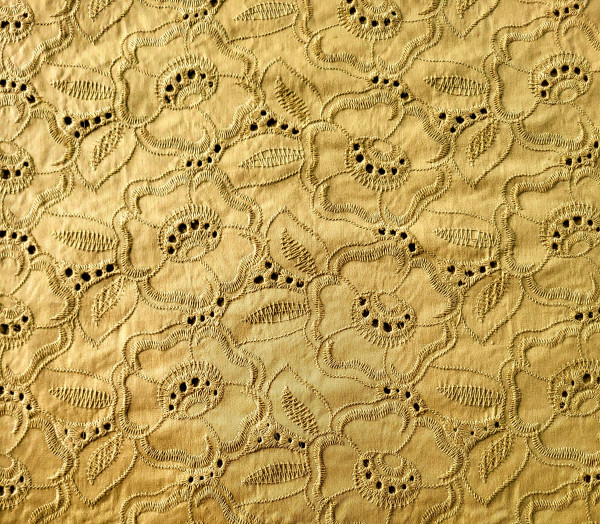 Cotton Embroidery Oker