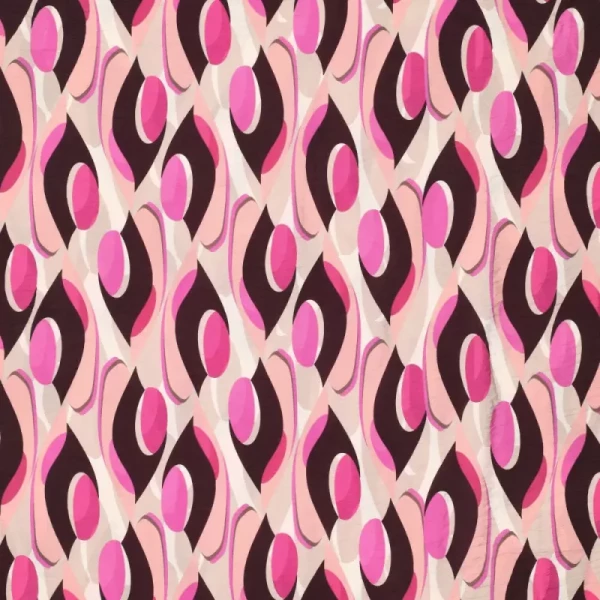 Viscose Digi Retro Pink
