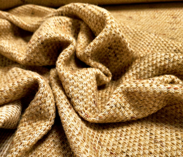 Knitted Wol Blend Oker