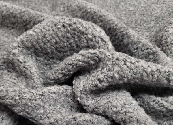 Knitted Wol Blend Grey