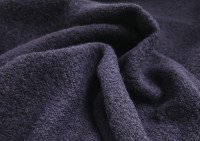 Knitted Wool Blend D Blue