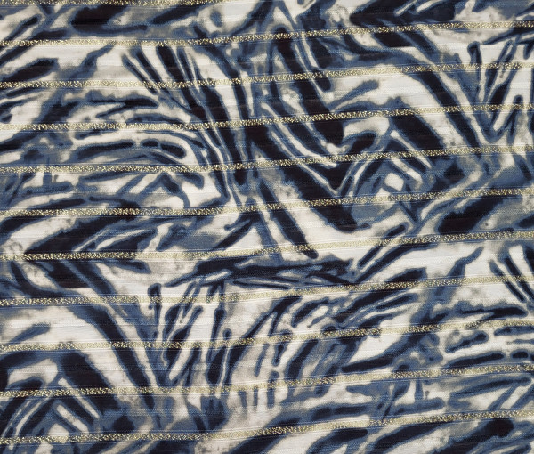 Viscose Blue Lurex