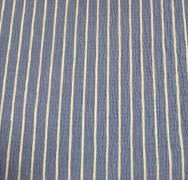 Seersuck Blue Stripe