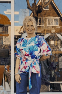 A Symetrisch Wrap Blouse Pakket  L/XL