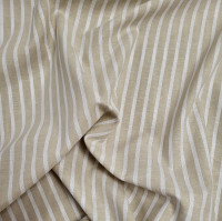 Cotton/Linen   Sand Stripe