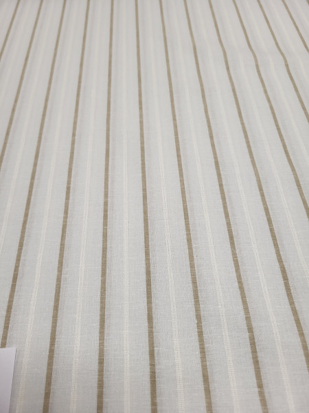 Cotton Linen  White/Sand
