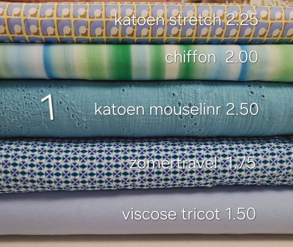 10 meter Pakket Blauw