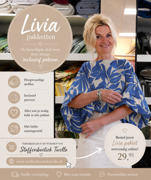Livia Pakket Two Tone Blue