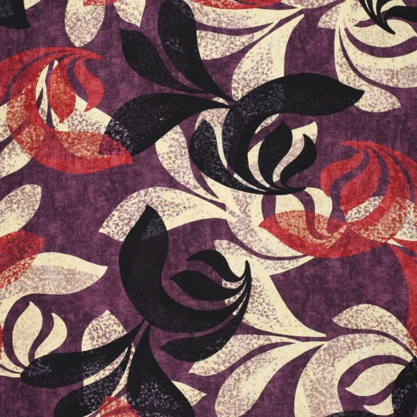 Viscose Dotted Purple